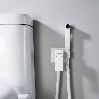 Гигиенический душ со смесителем Shevanik S127C белый